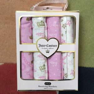 Juicy Couture receiving blanket/swaddles